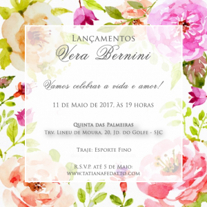 Convite Vera