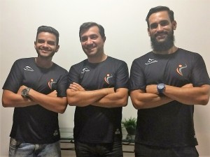 Fernando Santos, José Rejane e Paulo César